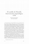 Research paper thumbnail of El castillo de Marcilla: Intervención arqueológica, 1998