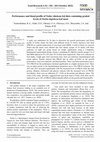 Research paper thumbnail of Performance and blood profile of Noiler chickens fed diets containing graded levels of Parkia biglobosa leaf meal