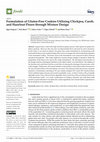 Research paper thumbnail of Formulation of Gluten-Free Cookies Utilizing Chickpea, Carob, and Hazelnut Flours through Mixture Design