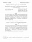 Research paper thumbnail of Evidence of the validity and accuracy of the Brazilian social attitude of students scale towards politics