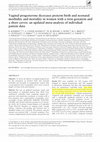 Research paper thumbnail of Vaginal progesterone in twin gestation with a short cervix: revisiting an individual patient data systematic review and meta‐analysis