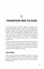 Research paper thumbnail of Transition: BRG to CCAS