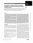 Research paper thumbnail of Contribution of Adrenal Glands to Intra-tumor Androgens and Growth of Castration Resistant Prostate Cancer