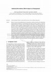 Research paper thumbnail of Industrial Revolution (IR4.0) Impact on Management