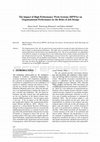 Research paper thumbnail of The Impact of High Performance Work Systems (HPWSs) on Organizational Performance by the Roles of Job Design