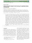 Research paper thumbnail of Determining the impact of cell mixing on signaling during development