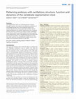 Research paper thumbnail of Patterning embryos with oscillations: structure, function and dynamics of the vertebrate segmentation clock