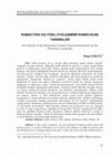 Research paper thumbnail of Romen-Türk Kültürel Etki̇leşi̇mi̇ni̇n Romen Di̇li̇ne Yansimalari