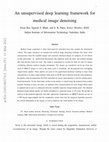 Research paper thumbnail of An unsupervised deep learning framework for medical image denoising