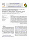 Research paper thumbnail of Expression and immunological characterization of the heat shock protein-70 homologue from Babesia bigemina