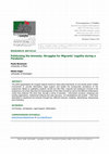 Research paper thumbnail of Politicising the Amnesty: Struggles for Migrants' Legality during a Pandemic