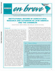 Research paper thumbnail of Reforma institucional de la investigacion y extension agricola en America Latina y el Caribe