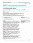 Research paper thumbnail of The effect of individual and mixed rewards on diabetes management: A feasibility randomized controlled trial