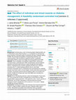 Research paper thumbnail of The effect of individual and mixed rewards on diabetes management: A feasibility randomized controlled trial