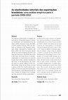 Research paper thumbnail of As elasticidades setoriais das exportações brasileiras:uma análise empírica para o período 1999-2013