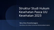 Research paper thumbnail of Struktur Studi Hukum Kesehatan Pasca UU Kesehatan 2023