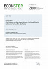 Research paper thumbnail of Der Diskurs um die Abwanderung Hochqualifizierter türkischer Herkunft in die Türkei