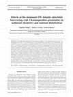 Research paper thumbnail of Effects of the dominant SW Atlantic intertidal burrowing crab Chasmagnathus granulatus on sediment chemistry and nutrient distribution