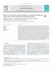 Research paper thumbnail of Effects of two estuarine intertidal polychaetes on infaunal assemblages and organic matter under contrasting crab bioturbation activity