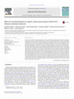 Research paper thumbnail of Effect of crab bioturbation on organic matter processing in South West Atlantic intertidal sediments