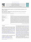 Research paper thumbnail of Effect of dominant Spartina species on salt marsh detritus production in SW Atlantic estuaries