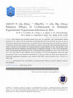 Research paper thumbnail of Antivirt ®{Al 4 (SiO 4 ) 3 + 3Mg 2 SiO 4 → 2Al 2 Mg 3 (SiO 4 ) 3 } Enhances Efficacy of Co-trimoxazole in Terminating Experimental Trypanosome Infections in Mice