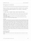 Research paper thumbnail of Human cadavers preserved using Thiel's method for the teaching of fibreoptically‐guided intubation of the trachea: a laboratory investigation