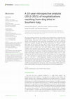 Research paper thumbnail of A 10-year retrospective analysis (2012-2021) of hospitalizations resulting from dog bites in Southern Italy