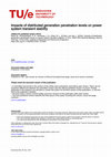 Research paper thumbnail of Impacts of distributed generation penetration levels on power systems transient stability