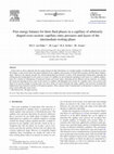 Research paper thumbnail of Free energy balance for three fluid phases in a capillary of arbitrarily shaped cross-section: capillary entry pressures and layers of the intermediate-wetting phase