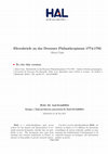 Research paper thumbnail of Elternbriefe an das Dessauer Philanthropinum 1774-1792