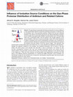 Research paper thumbnail of Influence of Ionization Source Conditions on the Gas-Phase Protomer Distribution of Anilinium and Related Cations