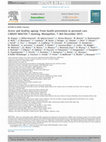 Research paper thumbnail of Active and healthy ageing: From health prevention to personal care. CARSAT-MACVIA 7 meeting. Montpellier, 7–8th December 2015