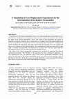 Research paper thumbnail of A Simulation of Core Displacement Experiments for the Determination of the Relative Permeability