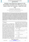 Research paper thumbnail of Multiple Linear Regression Approach for the Permeability Calculation from Well Logs: A Case Study in Nahr Umr Formation-Subba Oil Field, Iraq