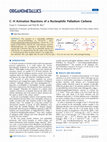 Research paper thumbnail of C–H Activation Reactions of a Nucleophilic Palladium Carbene