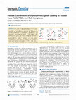 Research paper thumbnail of Flexible Coordination of Diphosphine Ligands Leading to cis and trans Pd(0), Pd(II), and Rh(I) Complexes