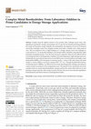 Research paper thumbnail of Complex Metal Borohydrides: From Laboratory Oddities to Prime Candidates in Energy Storage Applications