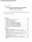 Research paper thumbnail of Frustrated Lewis pair-like reactions of nucleophilic palladium carbenes with B(C<sub>6</sub>F<sub>5</sub>)<sub>3</sub>