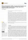 Research paper thumbnail of Calcium Borohydride Ca(BH4)2: Fundamentals, Prediction and Probing for High-Capacity Energy Storage Applications, Organic Synthesis and Catalysis