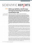 Research paper thumbnail of tDCS over left M1 or DLPFC does not improve learning of a bimanual coordination task