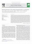 Research paper thumbnail of Machining performance of TiN coatings incorporating indium as a solid lubricant