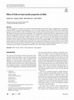 Research paper thumbnail of Effect of SCMs on heat transfer properties of LWAC