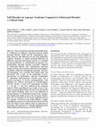 Research paper thumbnail of Self-Disorders in Asperger Syndrome Compared to Schizotypal Disorder: A Clinical Study