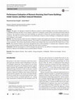 Research paper thumbnail of Performance Evaluation of Moment-Resisting Steel Frame Buildings Under Seismic and Blast-Induced Vibrations