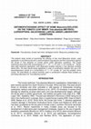 Research paper thumbnail of ENTOMOPATHOGENIC EFFECT OF SOME Beauveria ISOLATES ON THE TOMATO LEAF MINER Tuta absoluta (MEYRICK) (LEPIDOPTERA: GELECHIIDAE) LARVAE UNDER LABORATORY CONDITIONS