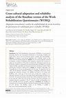 Research paper thumbnail of Cross-cultural adaptation and reliability analysis of the Brazilian version of Pediatric Balance Scale (PBS)