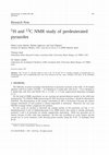 Research paper thumbnail of 1H and13C NMR study of perdeuterated pyrazoles