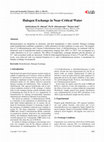 Research paper thumbnail of Halogen Exchange in Near-Critical Water