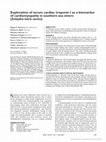 Research paper thumbnail of Exploration of serum cardiac troponin I as a biomarker of cardiomyopathy in southern sea otters (Enhydra lutris nereis)